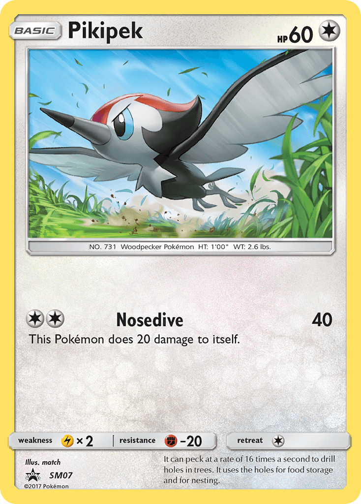 Carta Pokémon Pikipek SM07