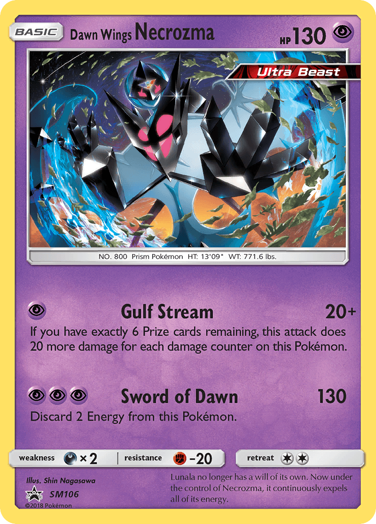 Carta Pokémon Dawn Wings Necrozma SM106