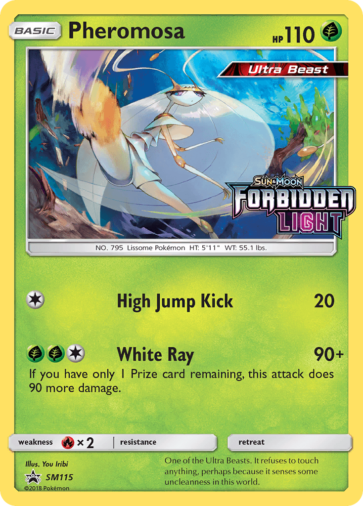 Carta Pokémon Pheromosa SM115 de SM Black Star Promos