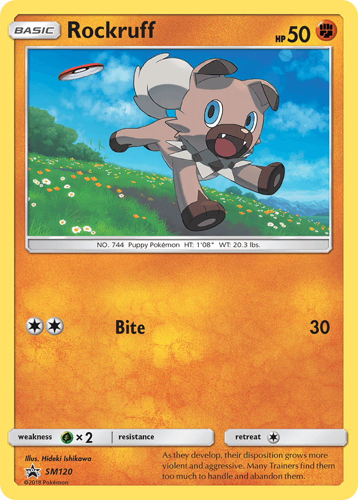 Carta Pokémon Rockruff SM120