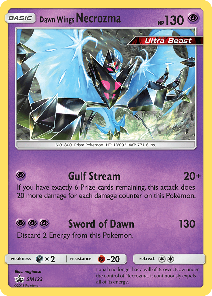 Carta Pokémon Dawn Wings Necrozma SM123