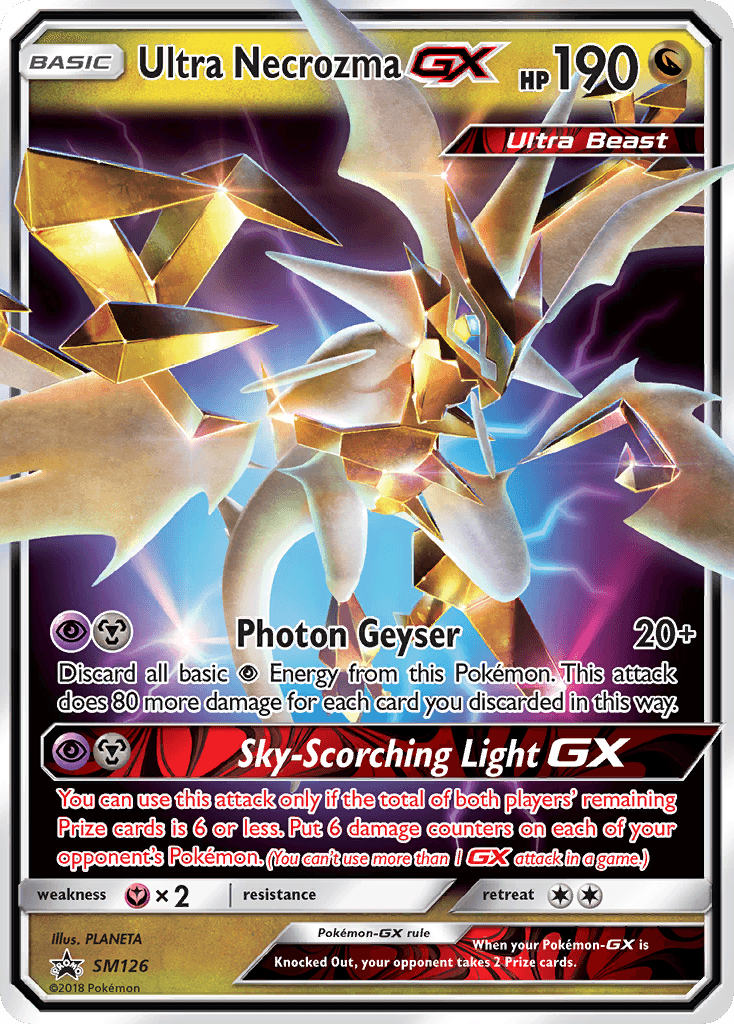Carta Pokémon Ultra Necrozma-GX SM126