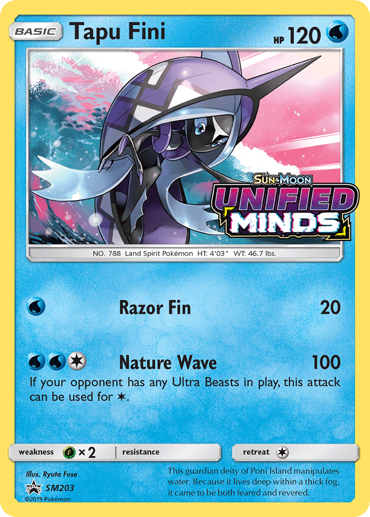Carta Pokémon Tapu Fini SM203