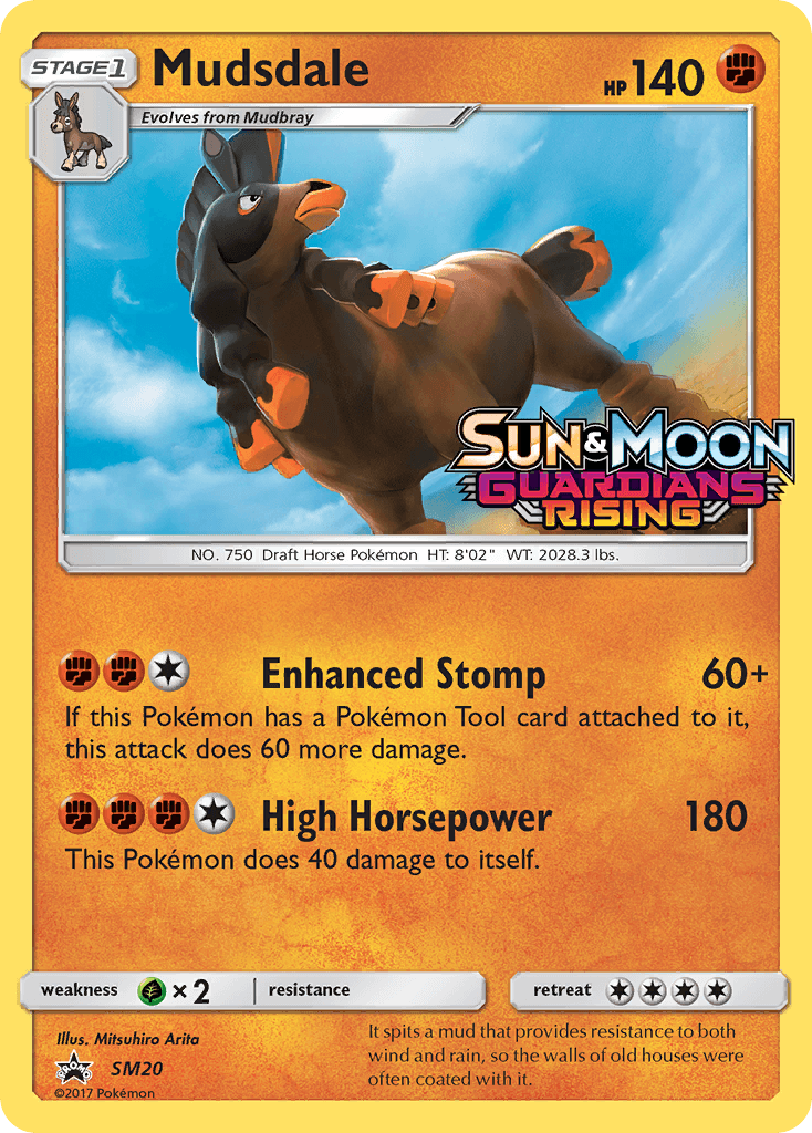 Carta Pokémon Mudsdale SM20