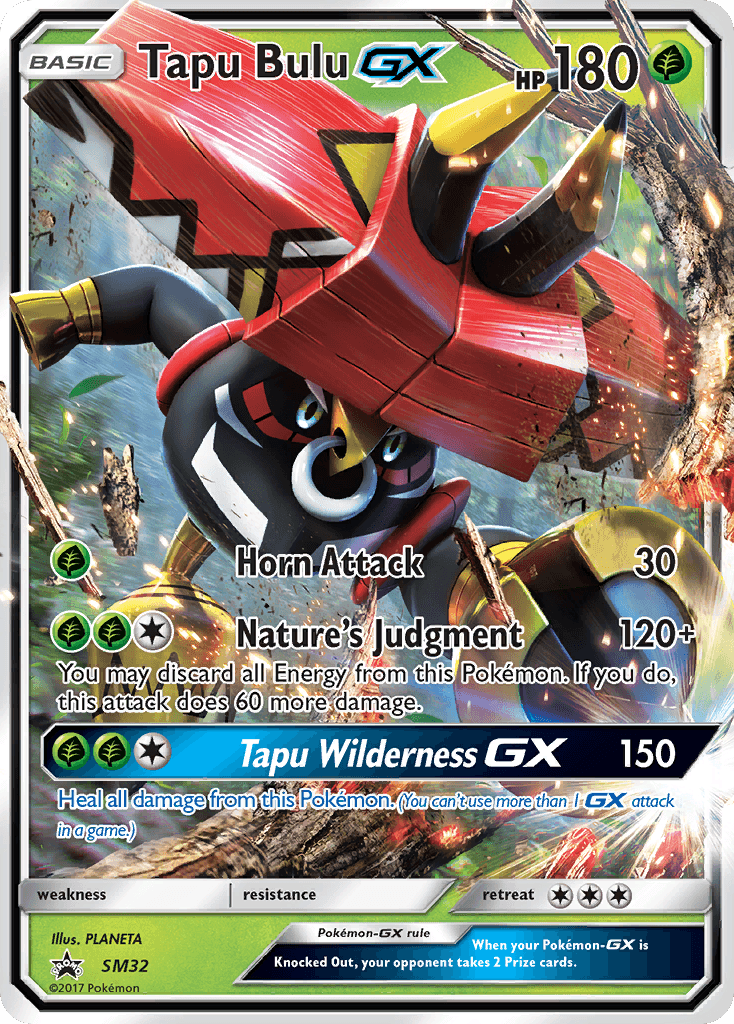 Carta Pokémon Tapu Bulu-GX SM32
