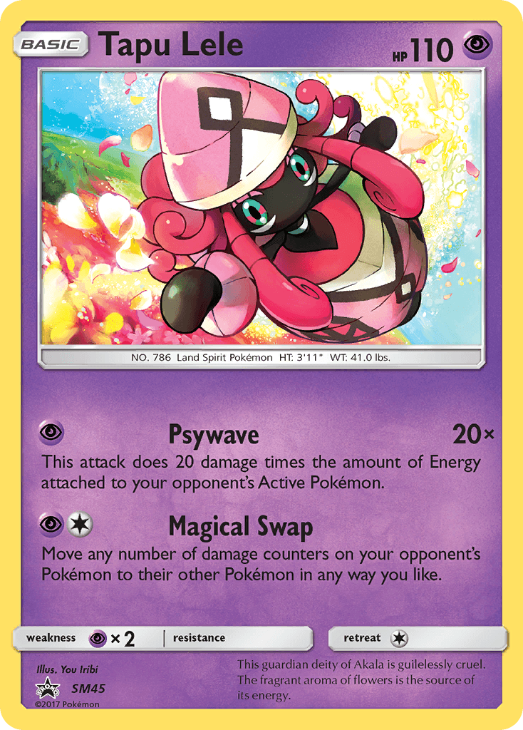 Carta Pokémon Tapu Lele SM45