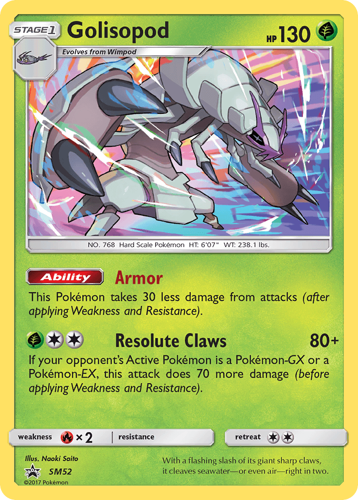 Carta Pokémon Golisopod SM52
