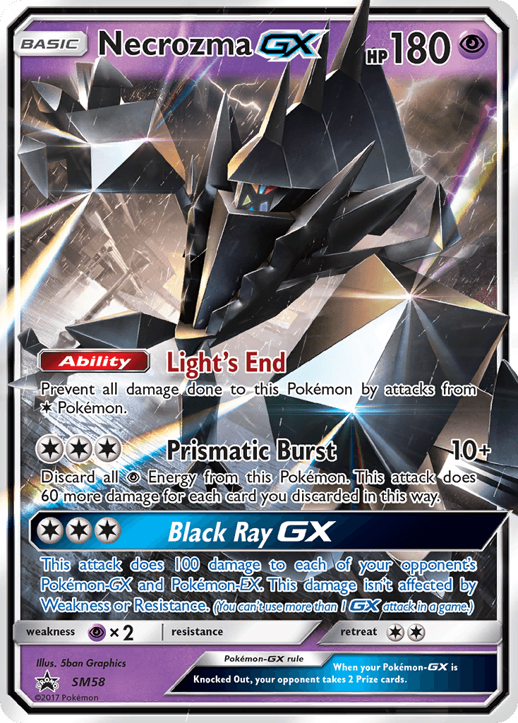 Carta Pokémon Necrozma-GX SM58