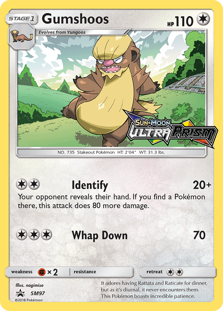 Carta Pokémon Gumshoos SM97