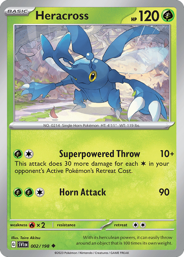 Carta Pokémon Heracross 2