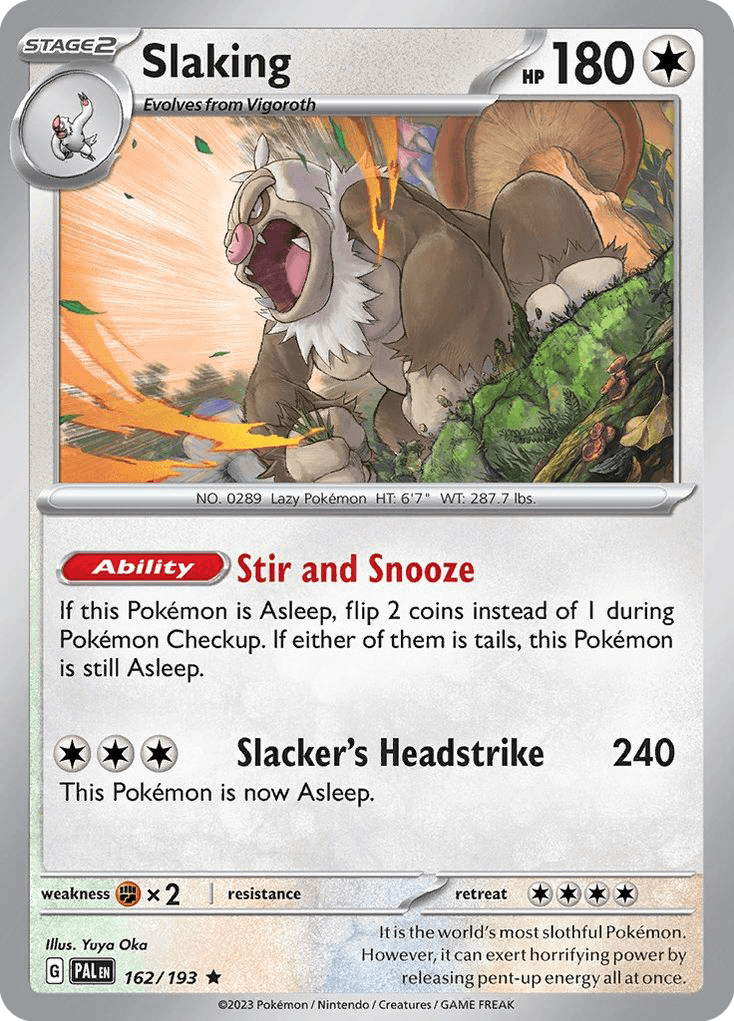 Carta Pokémon Slaking 162