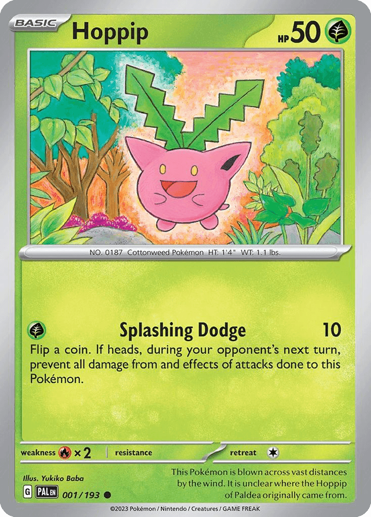 Carta Pokémon Hoppip 1