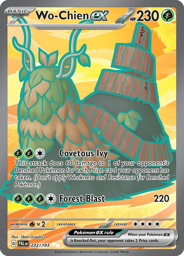 Carta Pokémon Wo-Chien ex