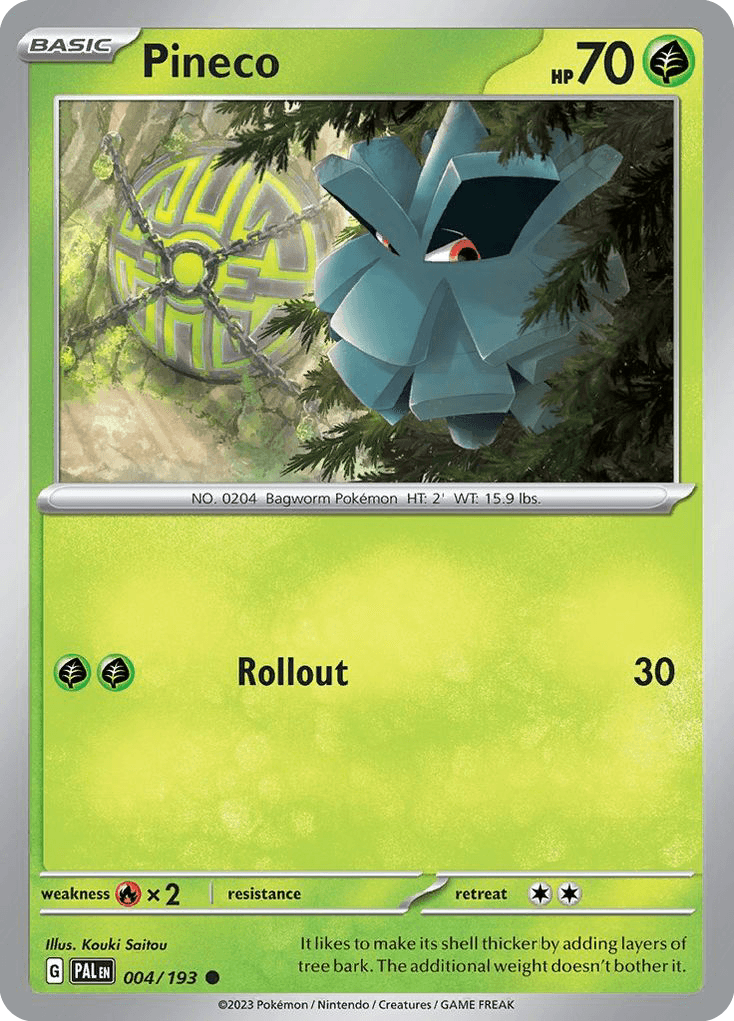 Carta Pokémon Pineco 4