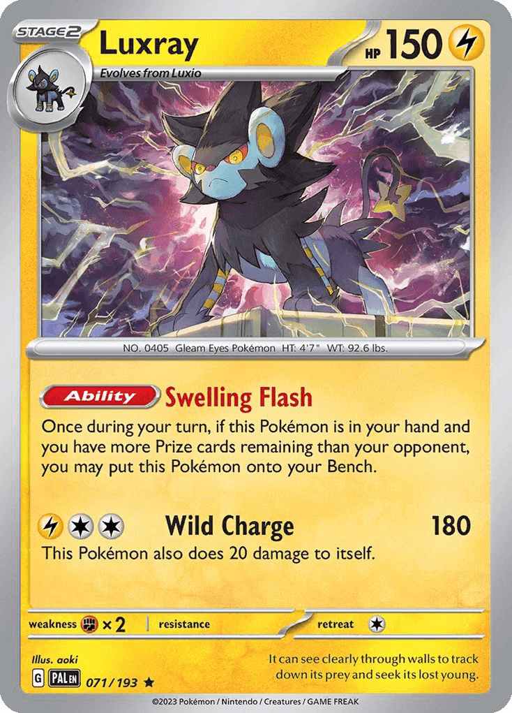 Carta Pokémon Luxray 71