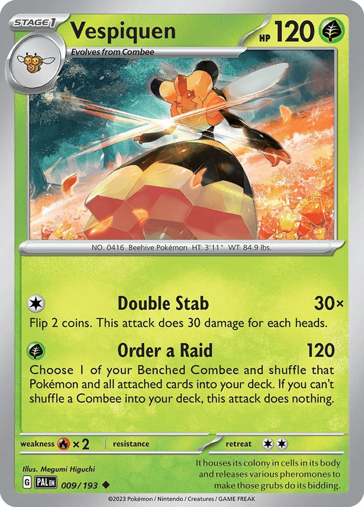 Carta Pokémon Vespiquen 9