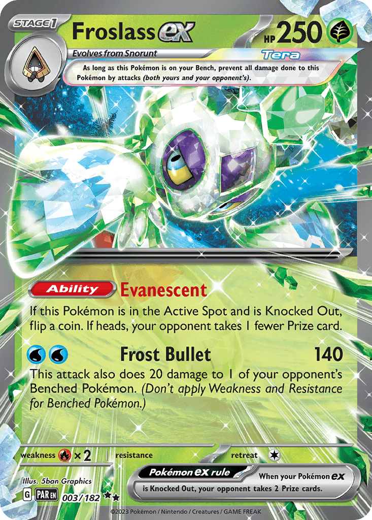 Carta Pokémon Froslass ex 3