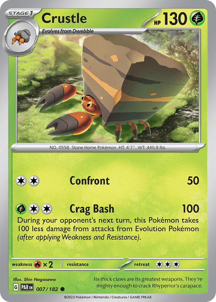 Carta Pokémon Crustle 7