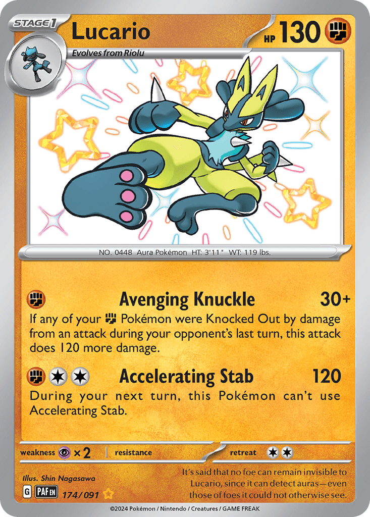 Carta Pokémon Lucario 174