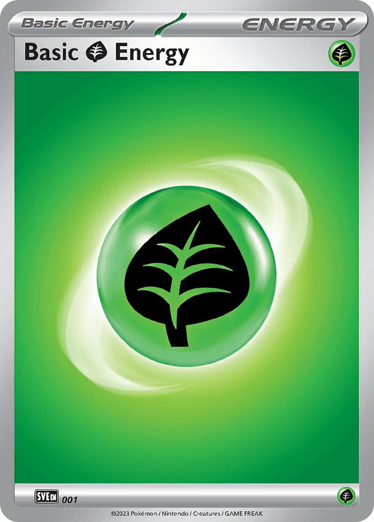 Carta Pokémon Basic Grass Energy 1