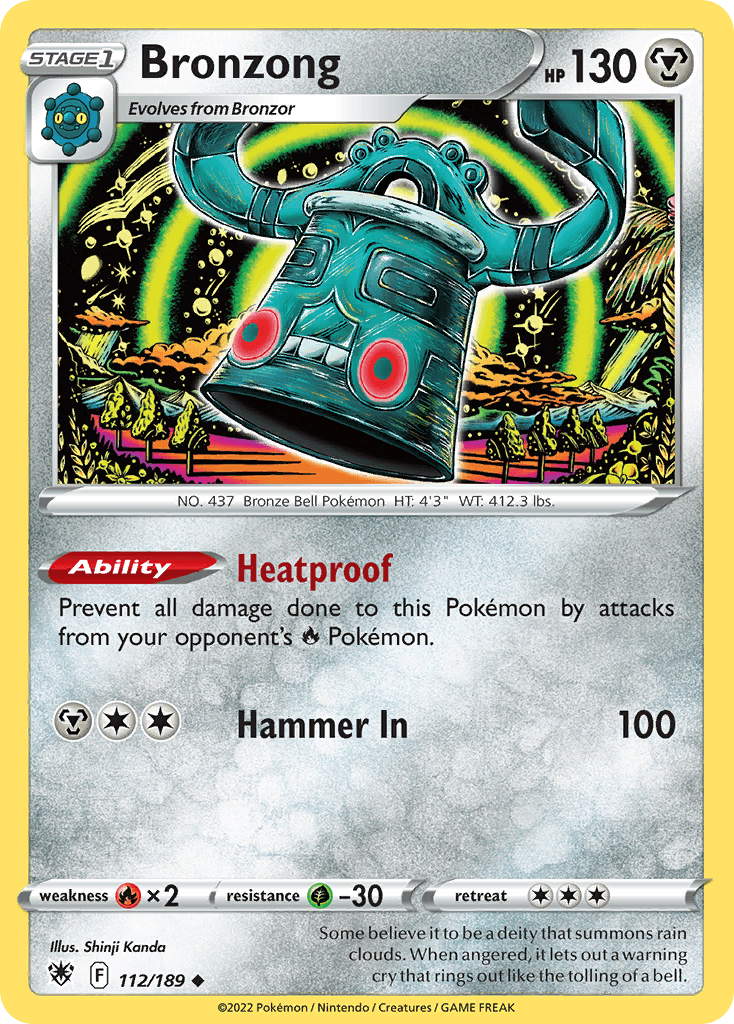 Carta Pokémon Bronzong 112