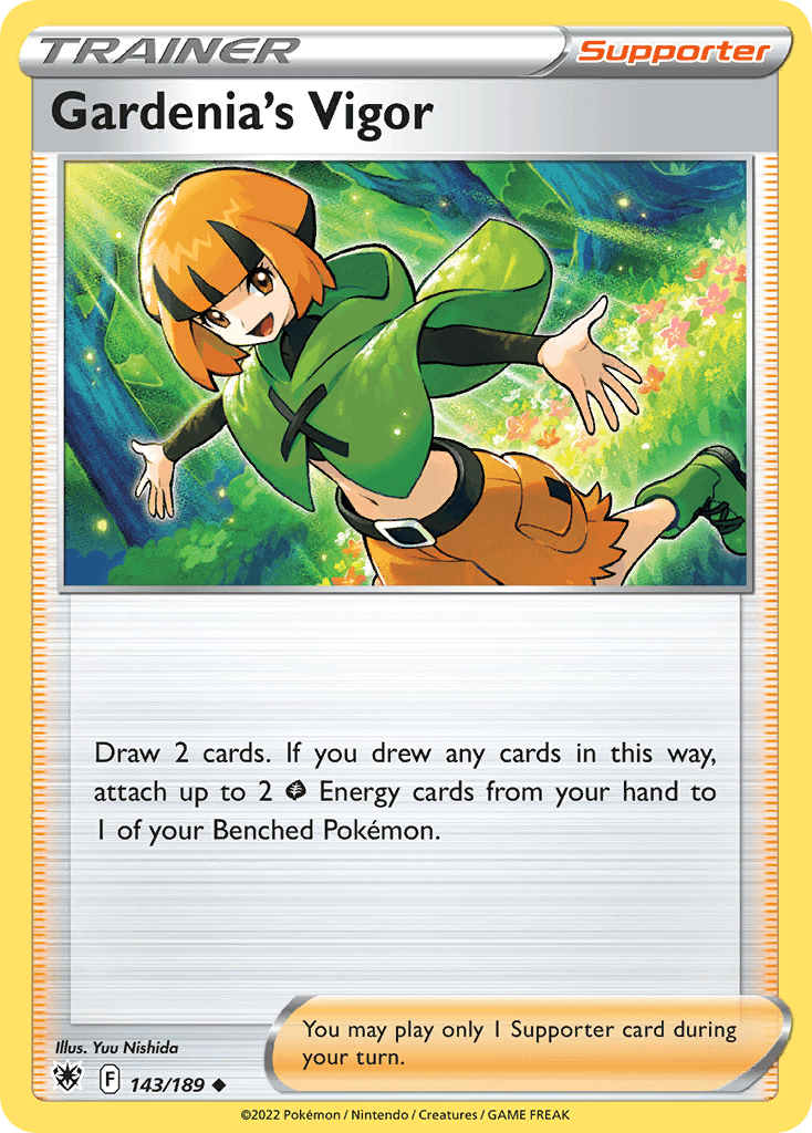 Carta Pokémon Gardenia's Vigor 143