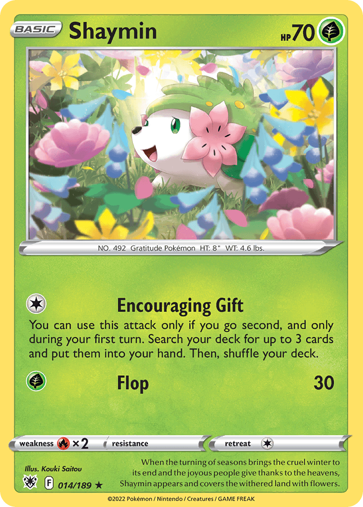 Carta Pokémon Shaymin 14