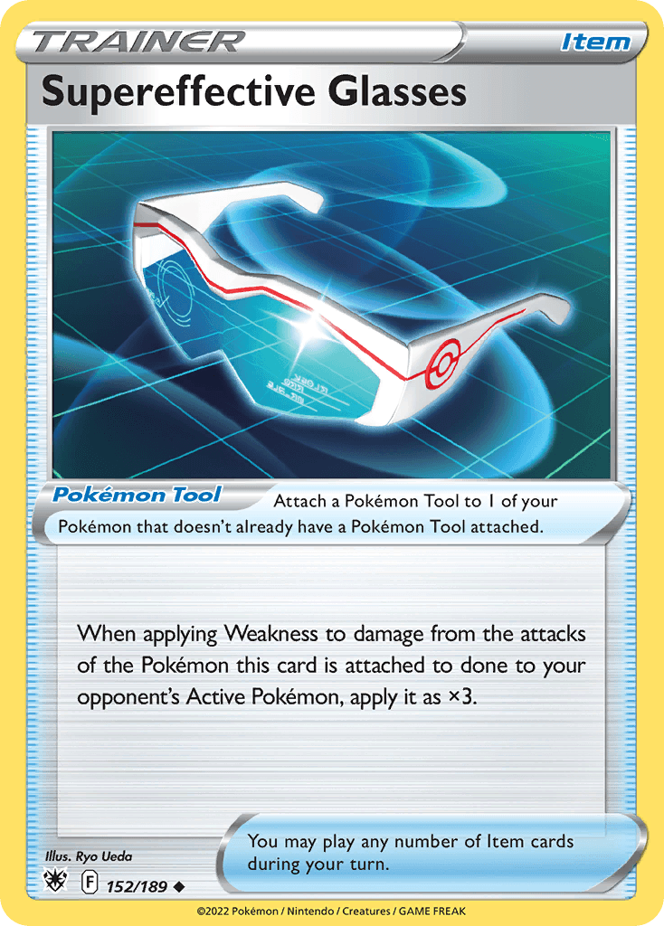 Carta Pokémon Supereffective Glasses 152