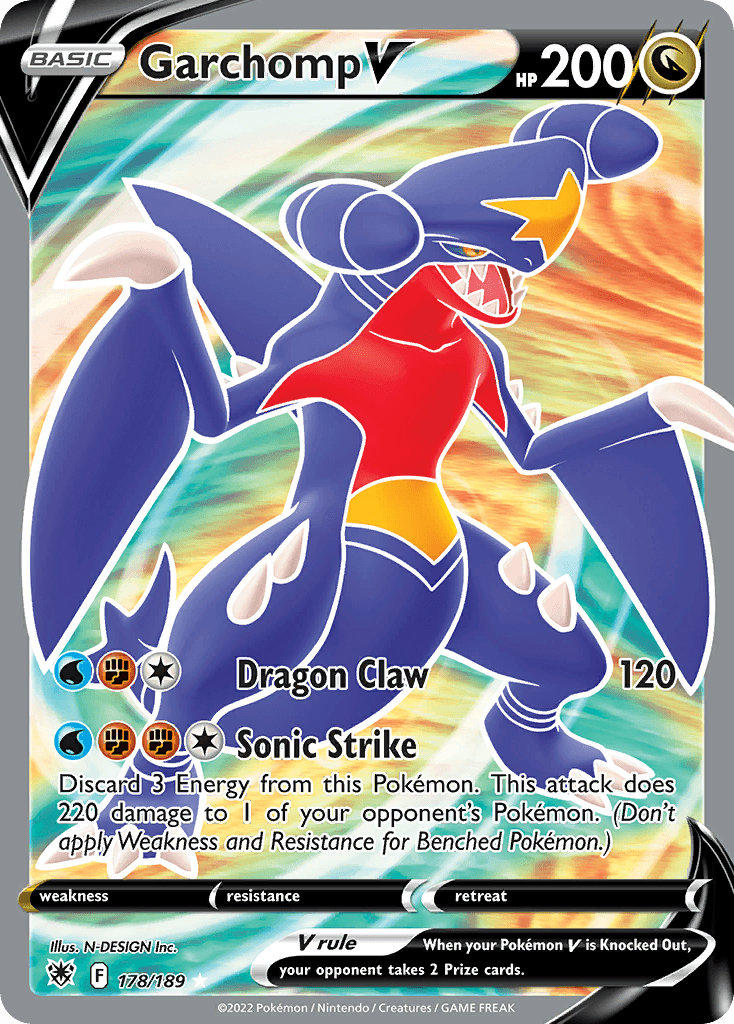Carta Pokémon Garchomp V 178