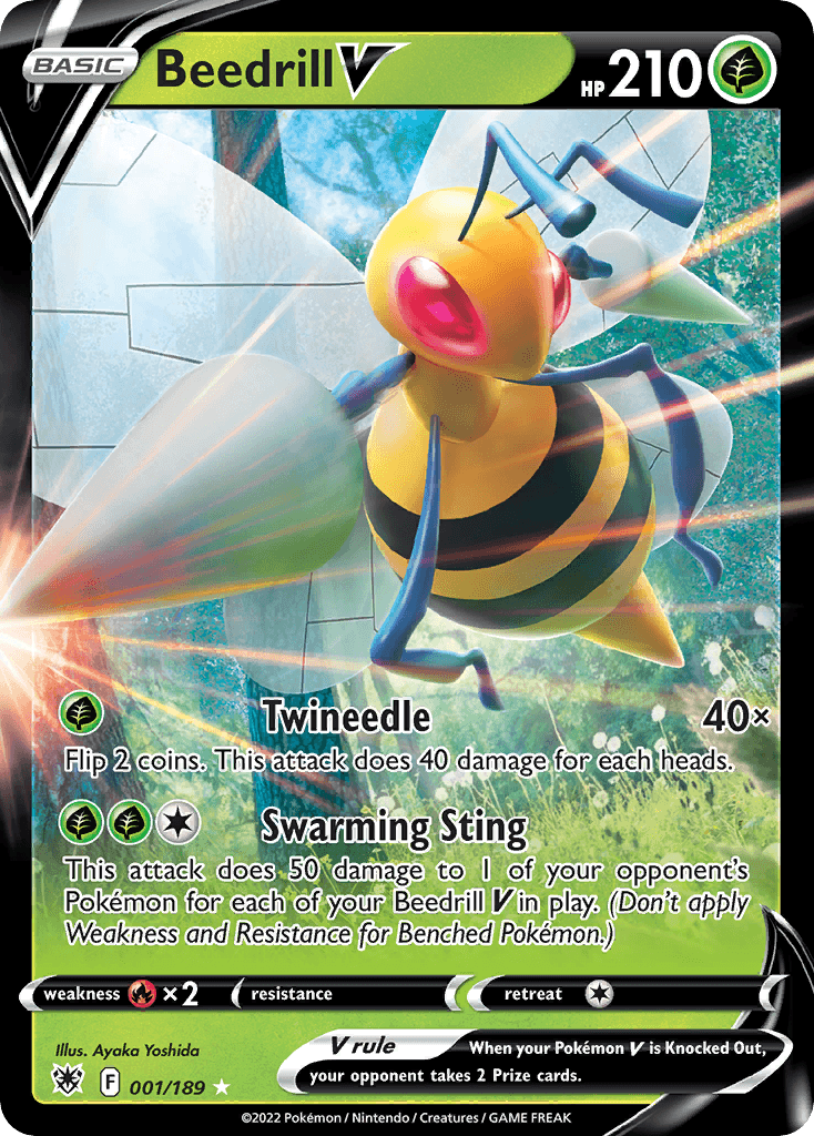 Carta Pokémon Beedrill V 1
