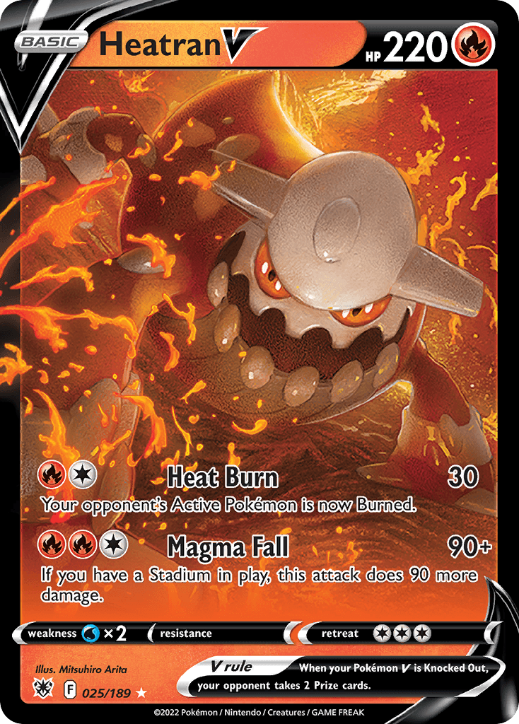 Carta Pokémon Heatran V 25
