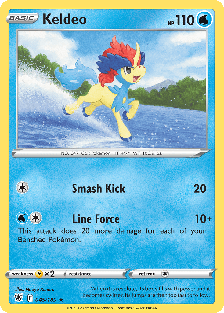 Carta Pokémon Keldeo 45