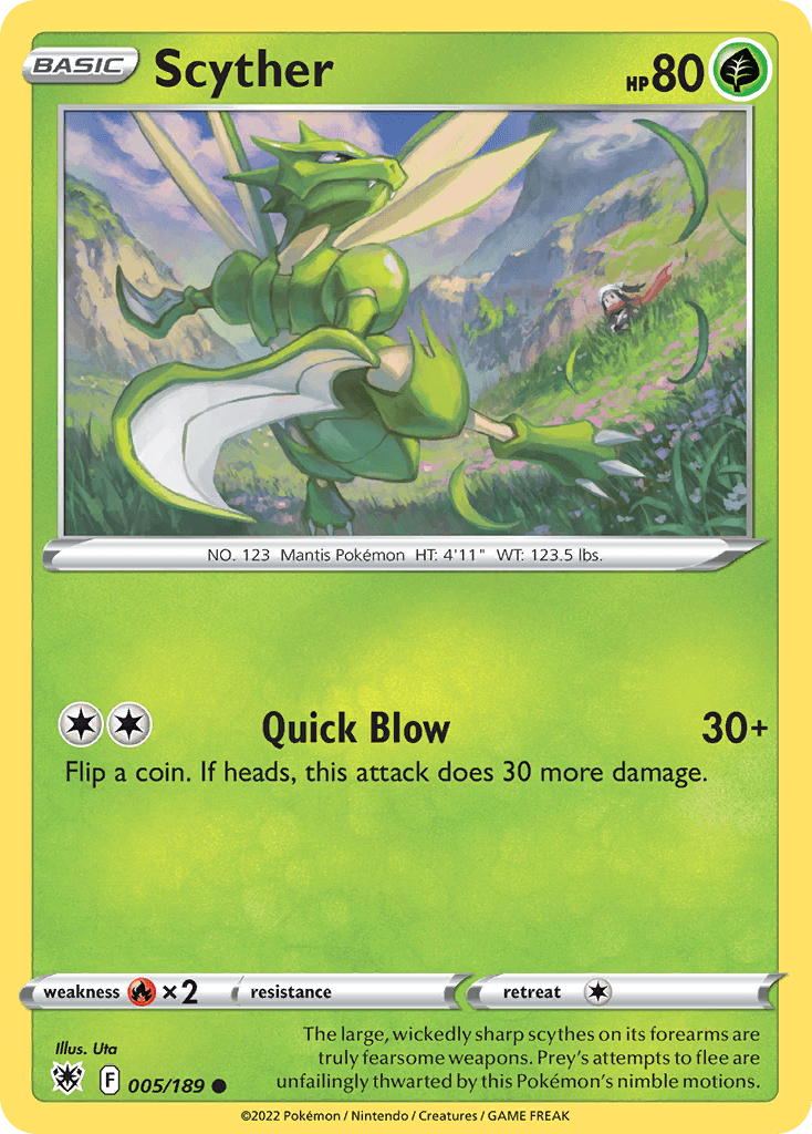 Carta Pokémon Scyther 5