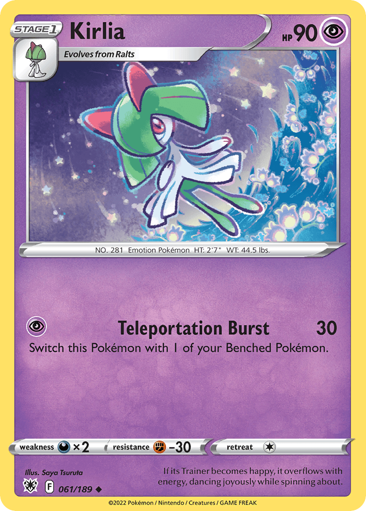 Carta Pokémon Kirlia 61
