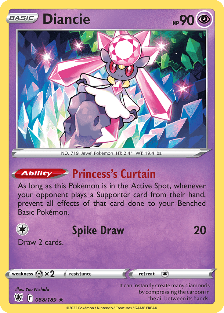 Carta Pokémon Diancie 68