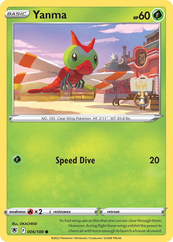 Carta Pokémon Yanma 6