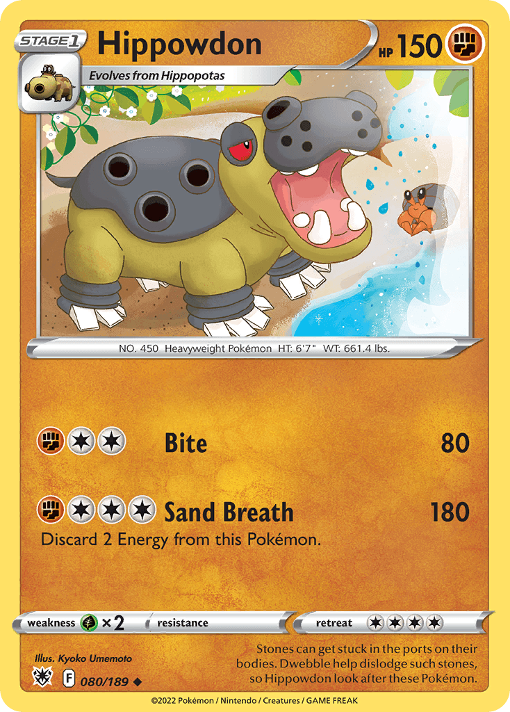 Carta Pokémon Hippowdon 80