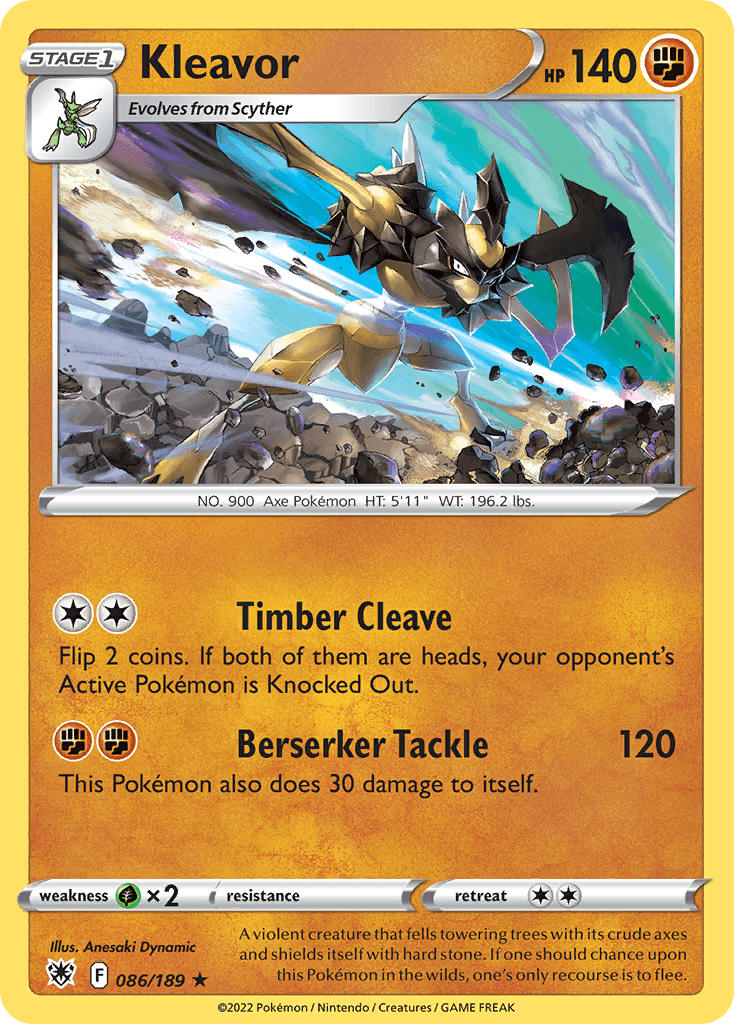 Carta Pokémon Kleavor 86
