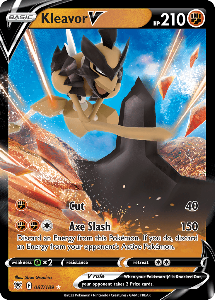 Carta Pokémon Kleavor V 87