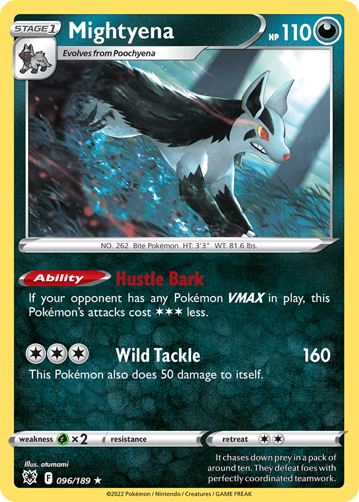 Carta Pokémon Mightyena 96