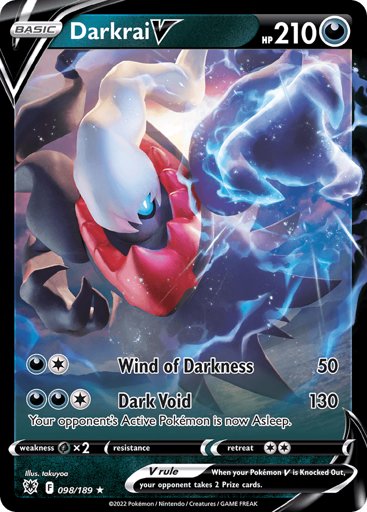 Carta Pokémon Darkrai V 98