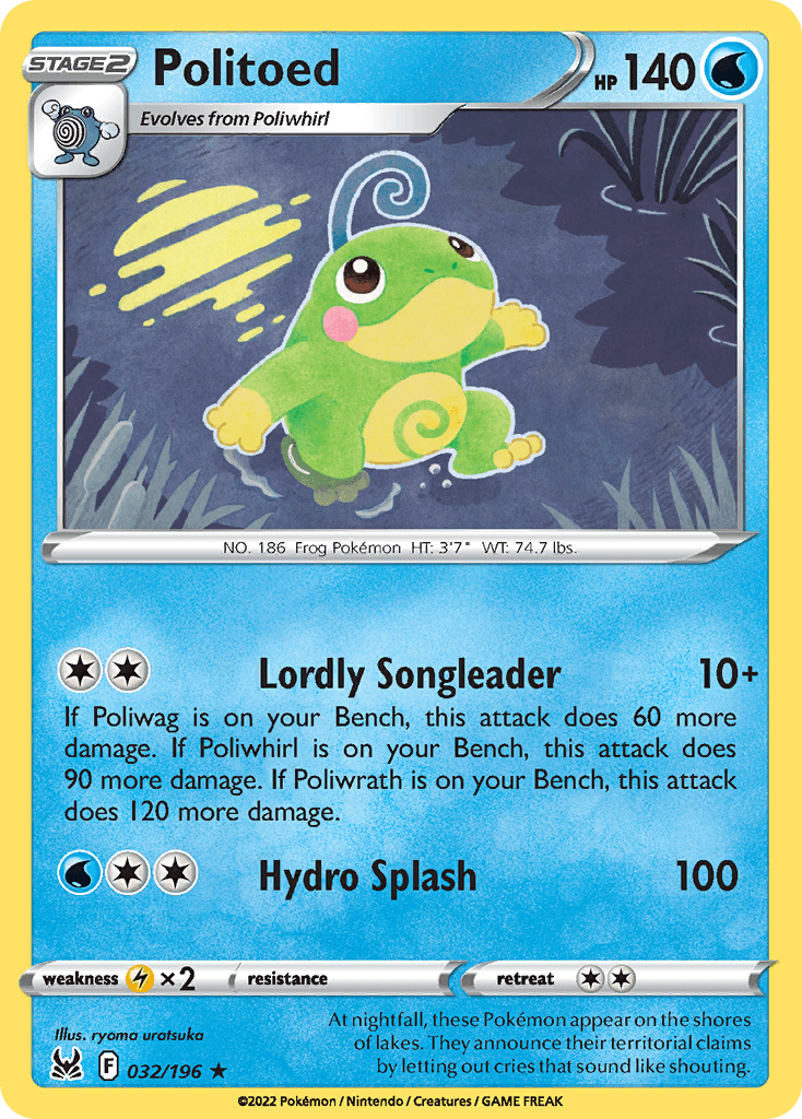 Carta Pokémon Politoed