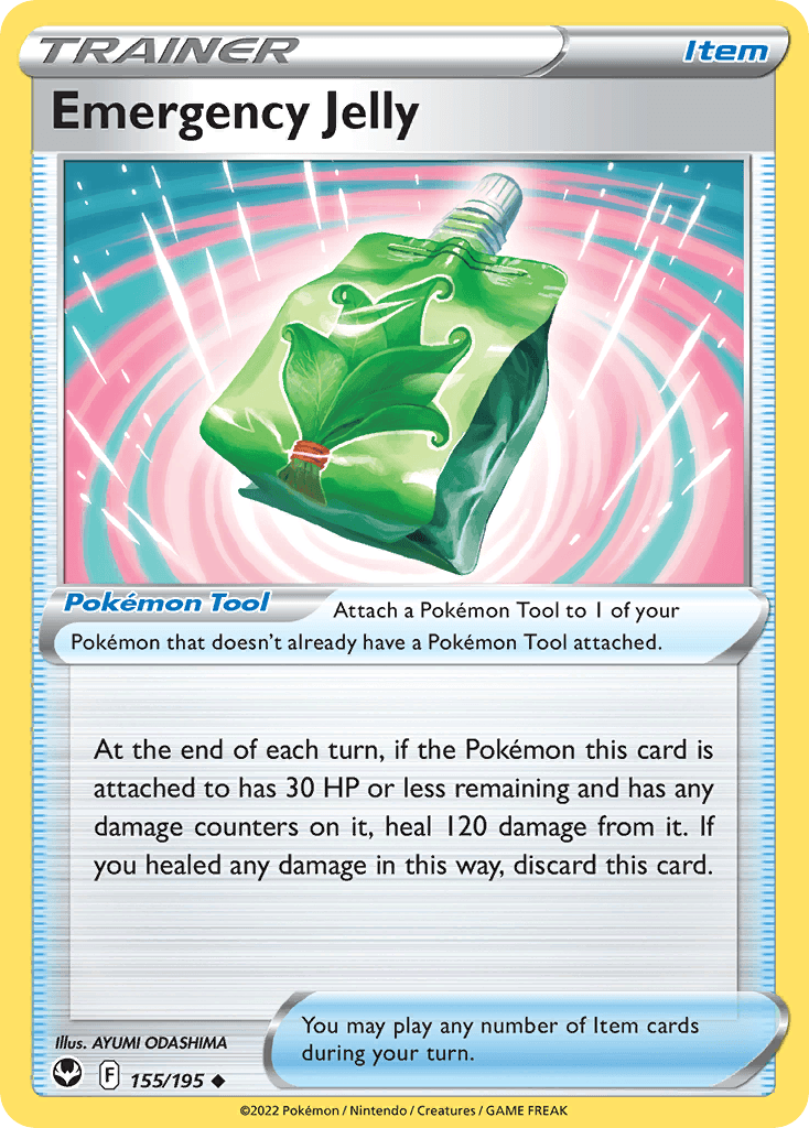 Carta Pokémon Emergency Jelly 155