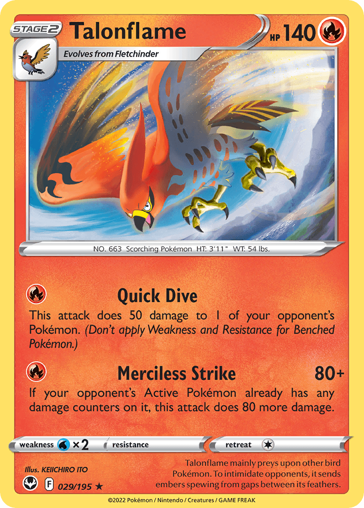Carta Pokémon Talonflame 29