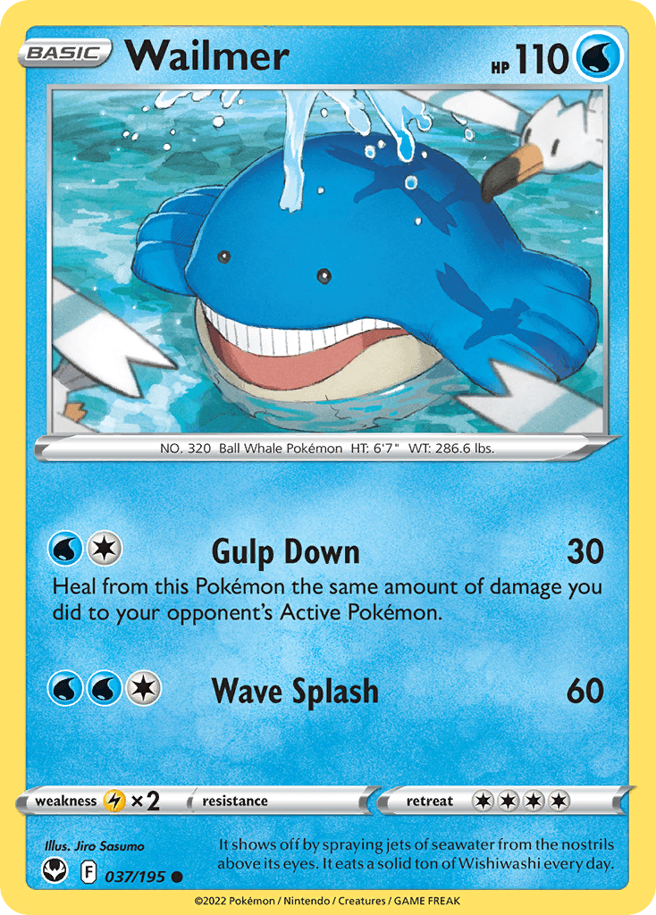 Carta Pokémon Wailmer 37