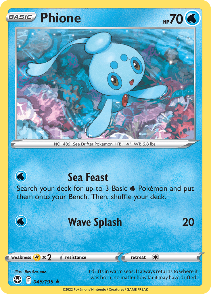 Carta Pokémon Phione 45