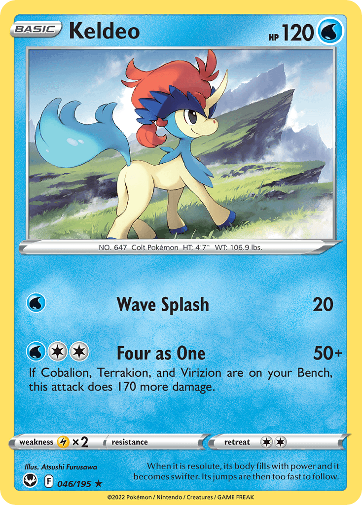 Carta Pokémon Keldeo 46