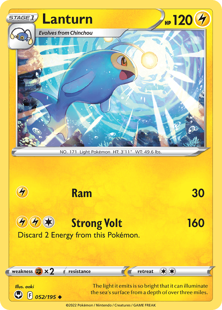 Carta Pokémon Lanturn 52