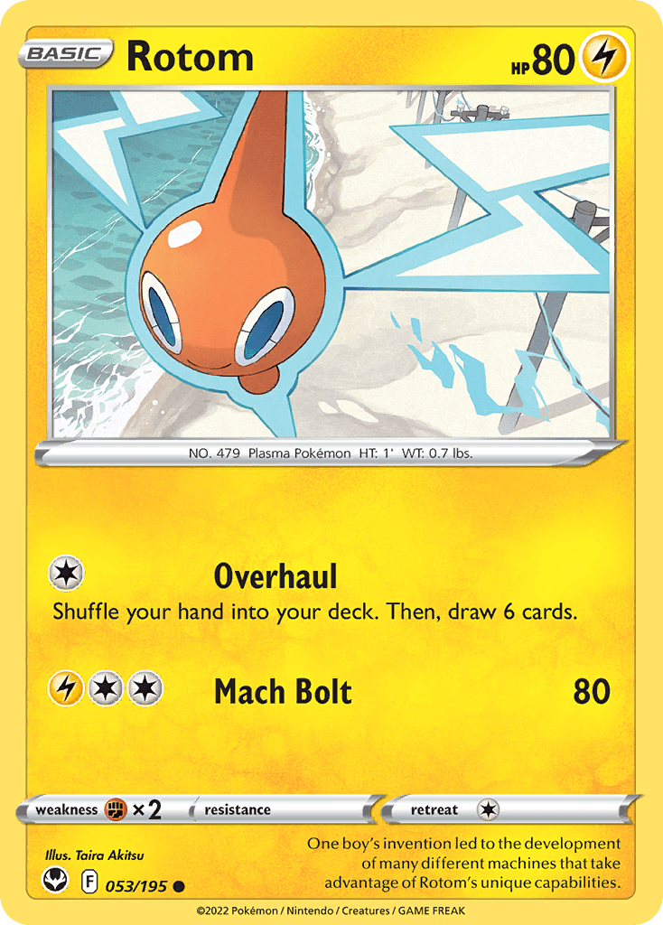 Carta Pokémon Rotom 53