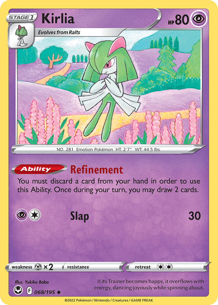 Carta Pokémon Kirlia 68